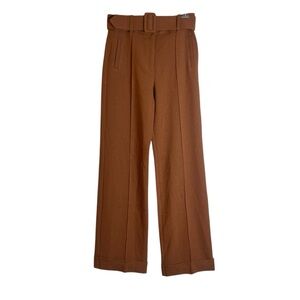 Sézane cuffed belted dress pants. Size 38
